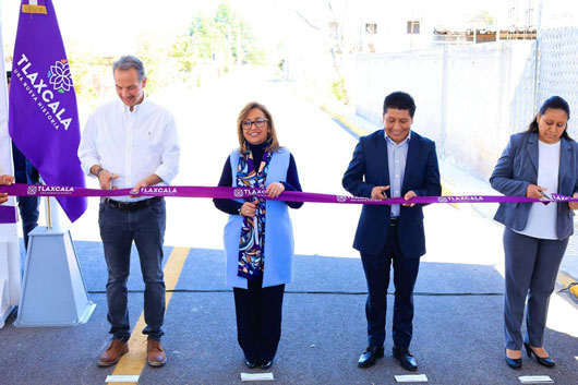 Con obra pública, gobernadora Lorena Cuéllar beneficia a habitantes de Acuamanala