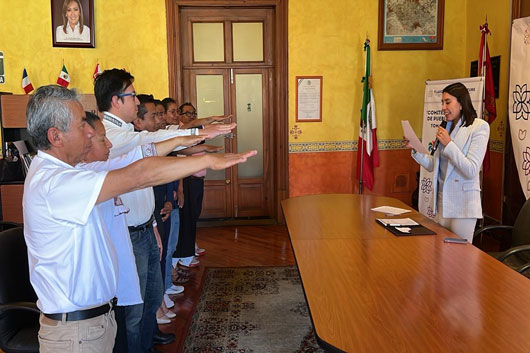 Tomó SECTURE protesta al Comité Ciudadano del Pueblo Mágico de Ixtenco