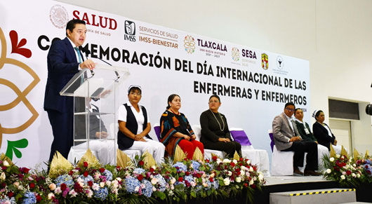 Conmemora sector salud de Tlaxcala Día Internacional de la Enfermera y Enfermero