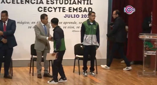 Reconoció Cecyte-Emsad a alumnos por su excelencia académica