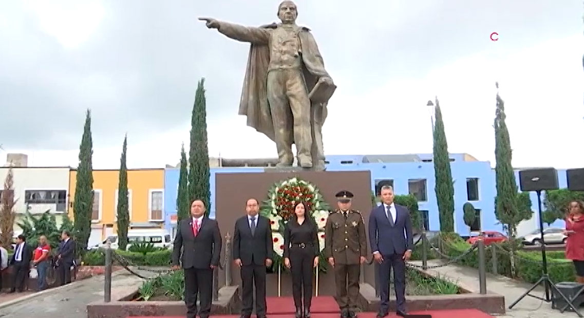 Conmemoraron autoridades 152 Aniversario Luctuoso de Benito Juárez