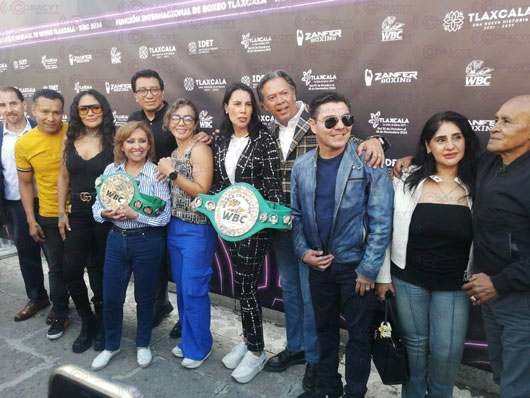 Recibió gobernadora Lorena Cuéllar a figuras del boxeo