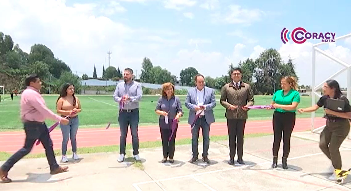 Inauguró gobernadora Lorena Cuéllar Unidad Deportiva en Natívitas