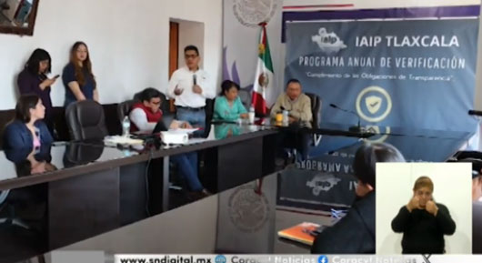 Inicia IAIP Tlaxcala socialización del programa anual de verificación 2024