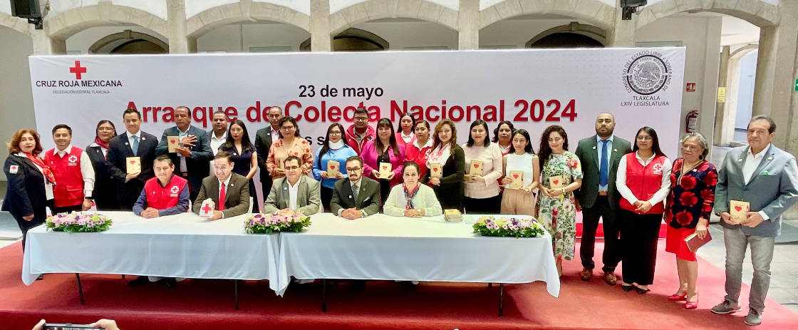 Arranca colecta anual de Cruz Roja 2024 “Todos somos héroes” en el Congreso del Estado