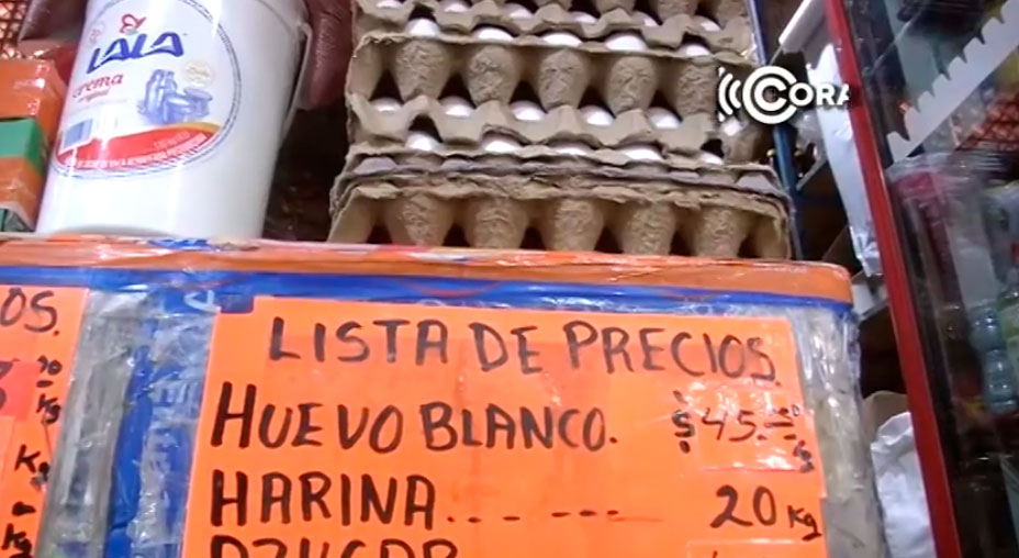 Reportan comerciantes incremento del precio del huevo en Tlaxcala