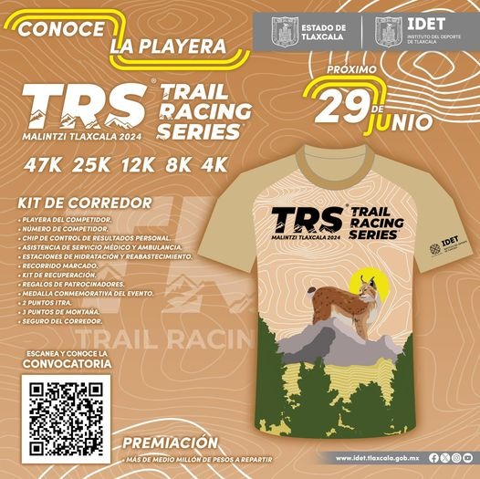 Invita IDET a participar en el primer Trail Racing series 2024 Malintzi Tlaxcala