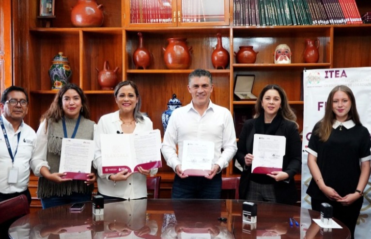 Ayuntamiento de Tlaxcala de Xicohténcatl e ITEA firman convenio para reducir el rezago educativo