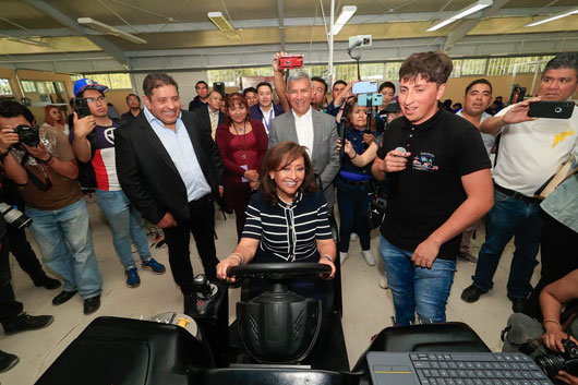 Inauguró gobernadora Lorena Cuéllar espacios educativos en la UPTrep