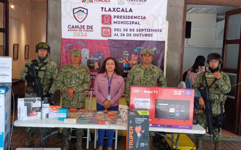 Exitosa la Campaña de Canje de Armas 2024 en Tlaxcala de Xicohténcatl