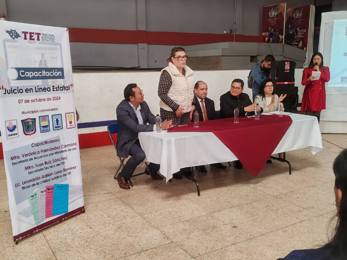 Inicia TET capacitaciones del Juicio en Línea en municipios