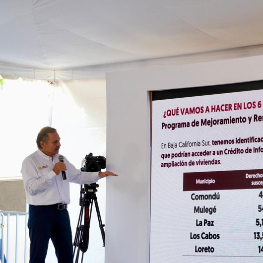 Infonavit construirá 12 mil 500 casas en Baja California Sur