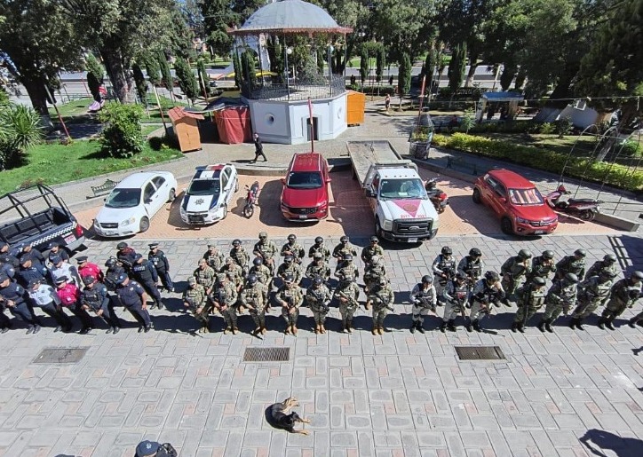 Implementa SSC mando coordinado en Santa Cruz Tlaxcala