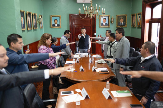 Encabeza presidente Alfonso Sánchez instalación de Consejo Municipal de Seguridad Ciudadana en Tlaxcala de Xicohténcatl