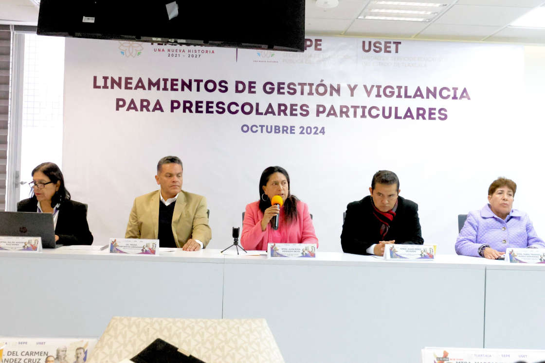 Presentó SEPE-USET lineamientos de gestión y vigilancia para preescolares particulares