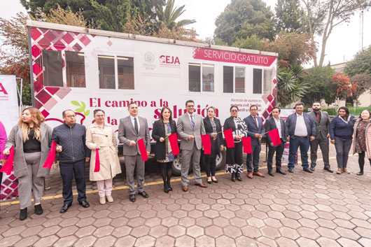 Dan banderazo de inicio de actividades del CEJAMóvil en Tetla de la Solidaridad