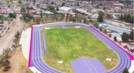 Contará Ciudad del Deporte con pista atlética de alta tecnología