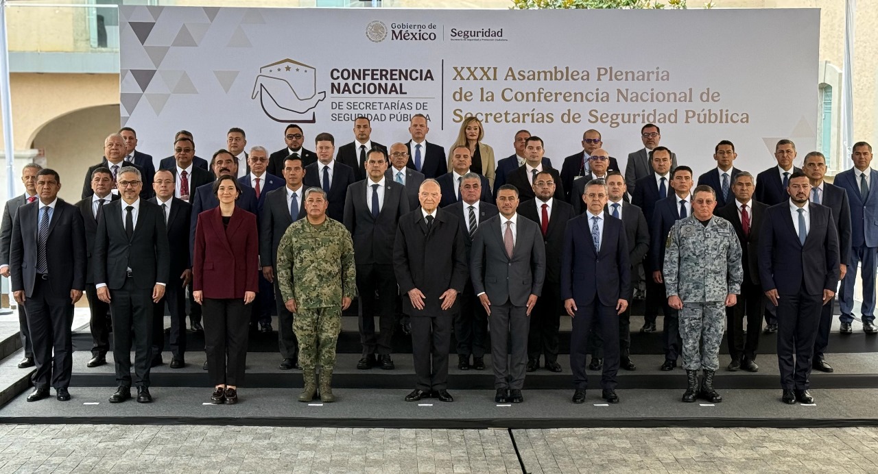Tlaxcala participa en la XXXI Asamblea Plenaria de la Conferencia Nacional de Secretarías de Seguridad Pública