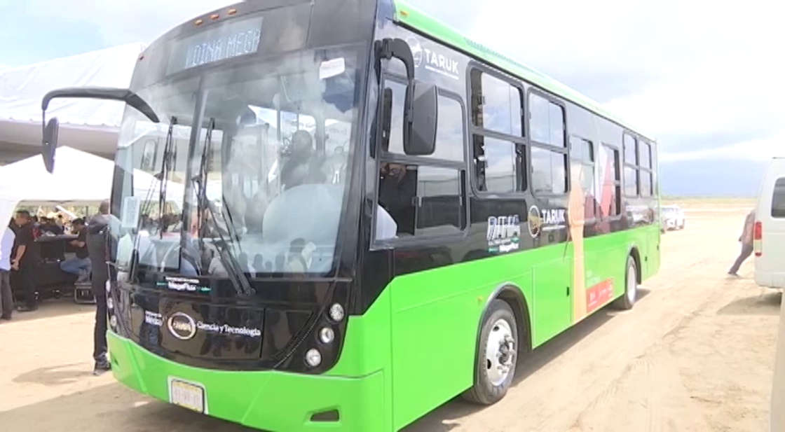 Presentaron en Tlaxcala “Taruk”, primer autobús 100% eléctrico