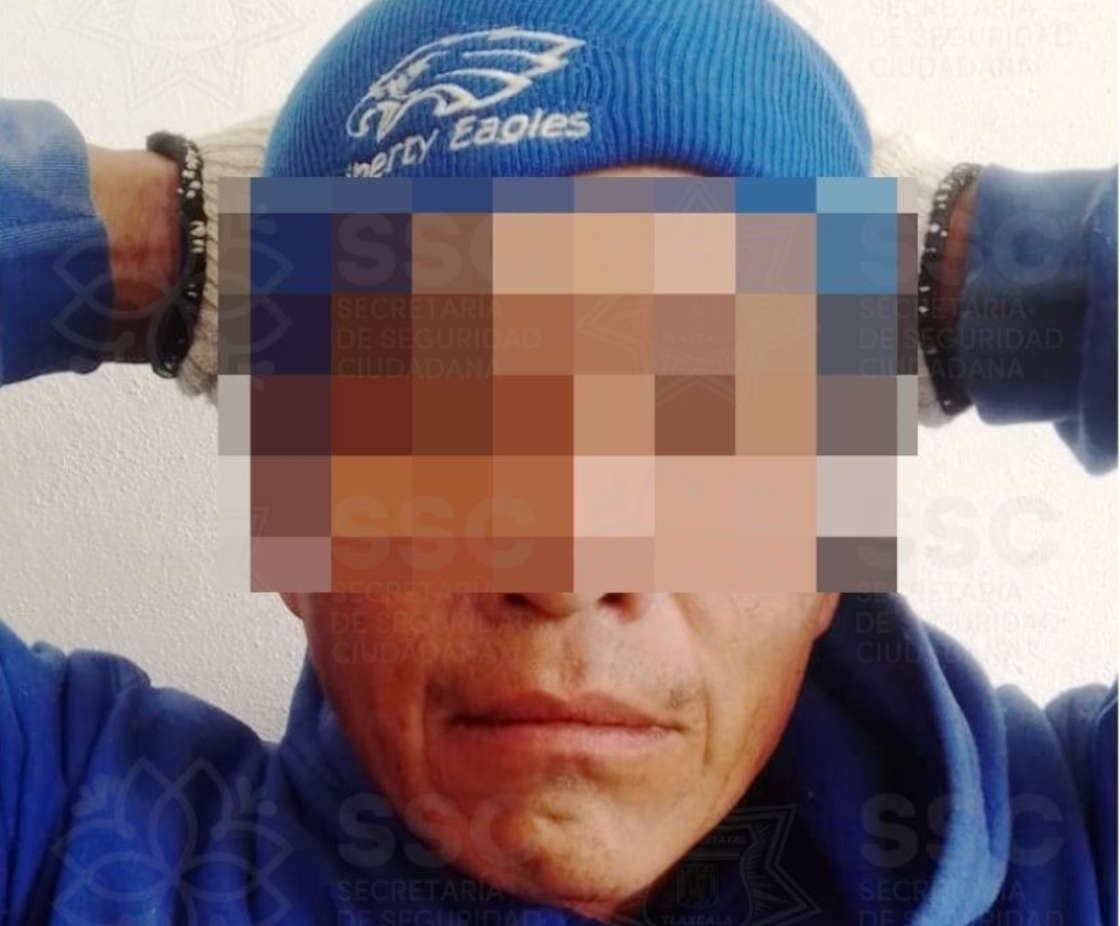 Asegura SSC a dos sujetos por robo a banco en Tlaxcala capital