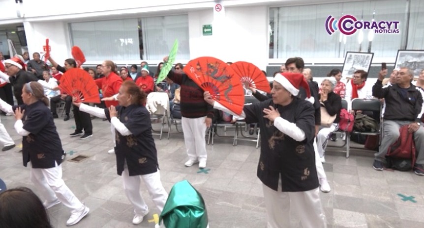 Derechohabientes del Issste Tlaxcala exhibieron sus habilidades en la expo venta navideña