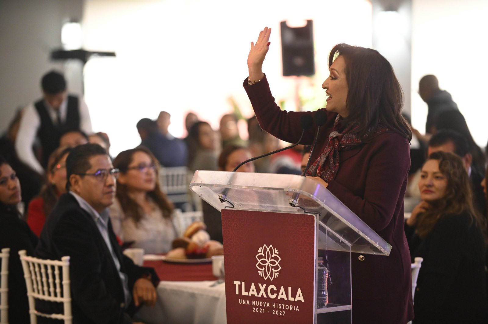 Reconoció gobernadora Lorena Cuéllar a las y los “servidores de la nación”