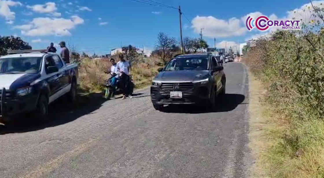 Garantizará gobierno estatal una movilidad segura a habitantes de Cuaula, Calpulalpan