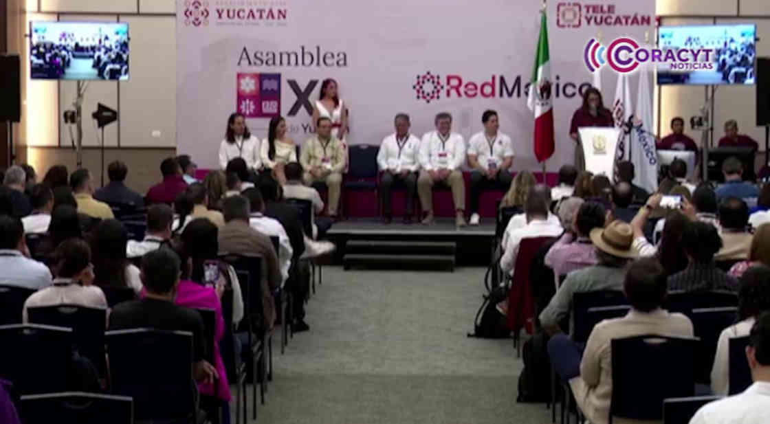 Participa la Coracyt en la XL Asamblea de la Red Mx en Yucatán