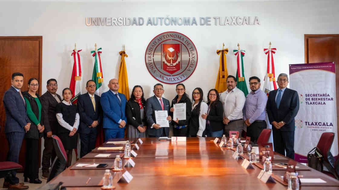Tlaxcala refuerza servicio social con enfoque comunitario mediante convenio entre la Secretaría de Bienestar y la UATx