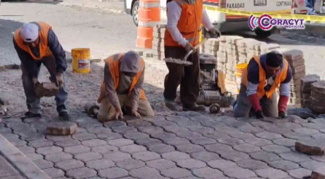 Iniciaron trabajos de rehabilitación en la calle “20 de noviembre” de Tlaxcala