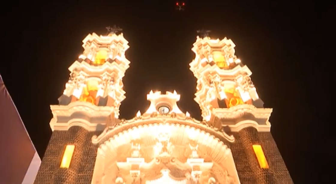 Redescubren la majestuosidad de la Basílica de Ocotlán con nueva iluminación
