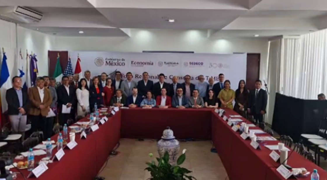 Participan empresarios tlaxcaltecas en consulta sobre el T-MEC