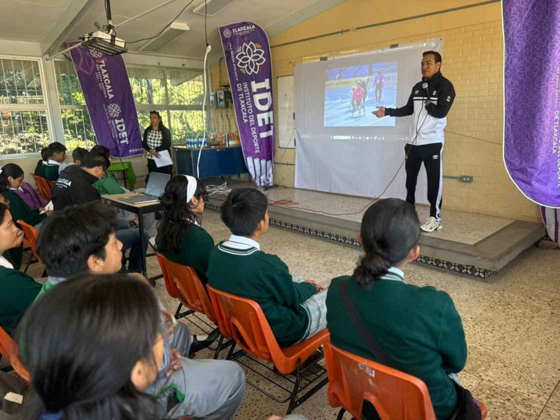 Inspiran a jóvenes tlaxcaltecas con historias de esfuerzo y superación en la “Experiencia Deportiva” del IDET