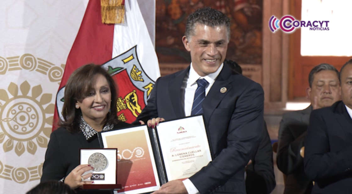 Otorgan “Presea Tlaxcala” y “Distintivo Huésped Ilustre” a descendientes de Xicohténcatl y Nezahualcóyotl