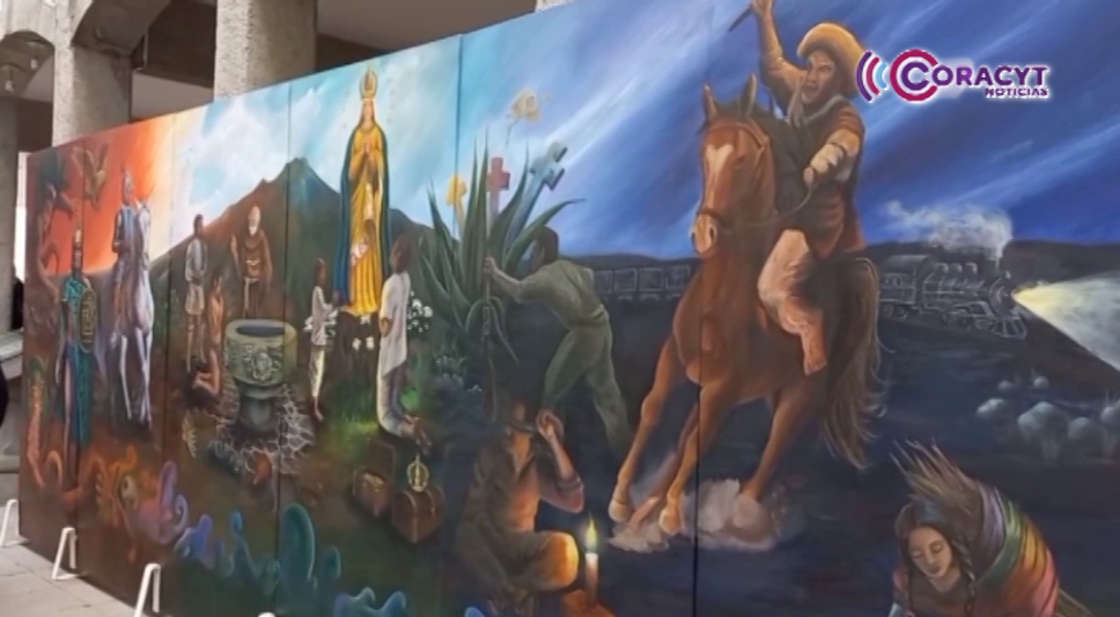 Mural “Gloria y Grandeza de México” fue develado en el Congreso local