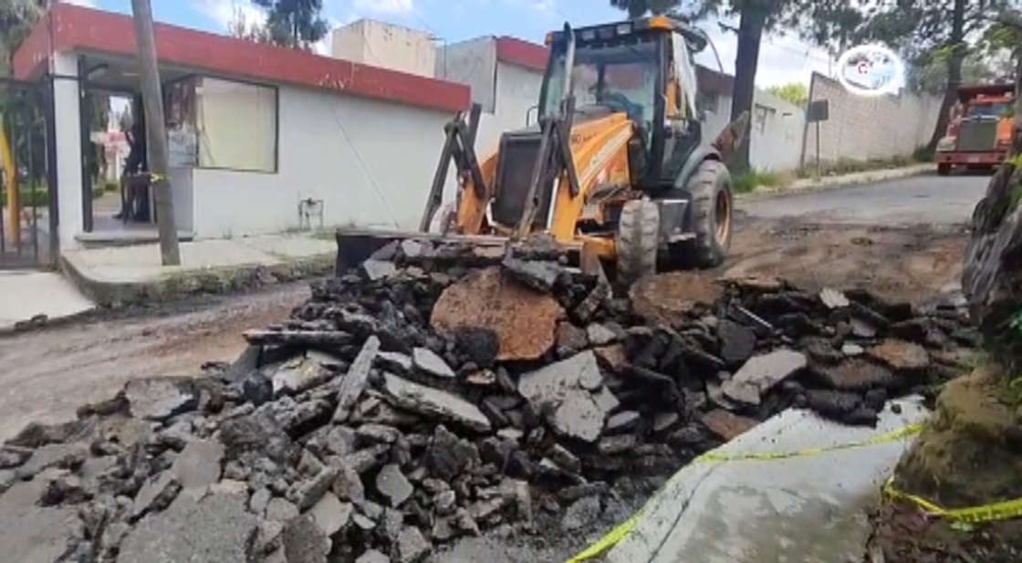 Inició rehabilitación integral de la Avenida Antonio Carvajal de Tlaxcala capital