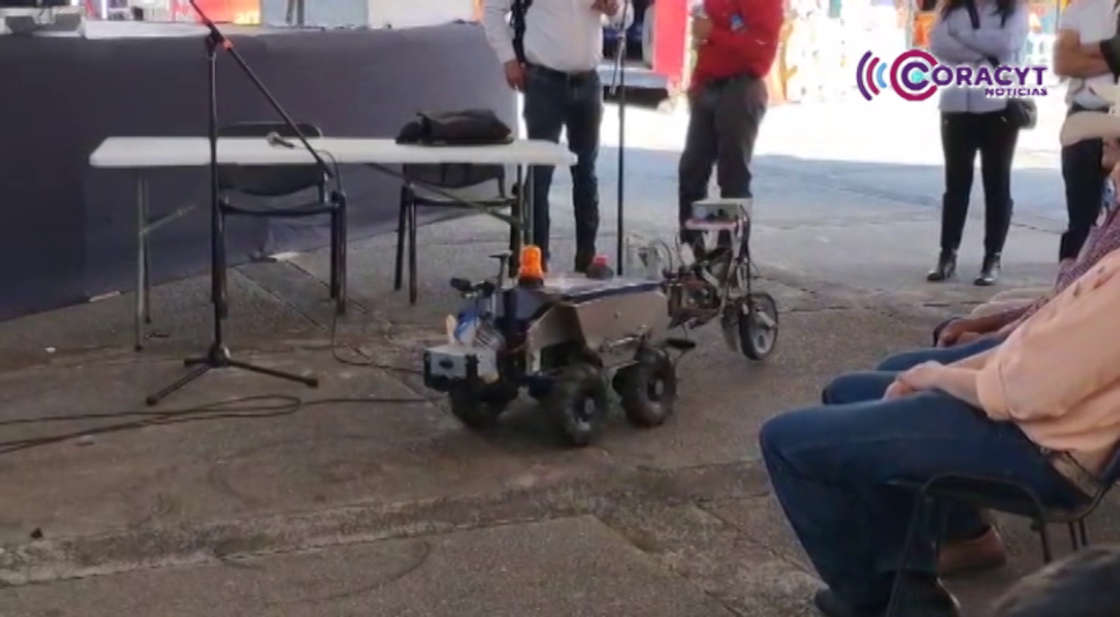 Crearon estudiantes de la Universidad Autónoma Chapingo un robot agricultor