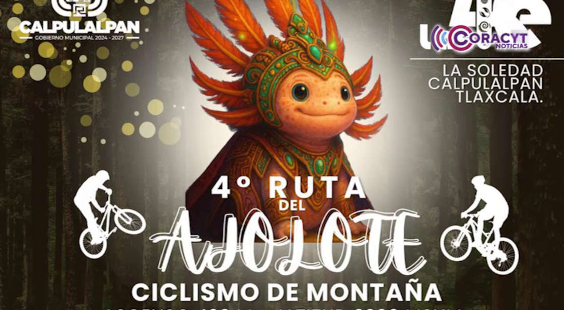 Calpulalpan será sede de la “Rodada Ciclista del Ajolote”