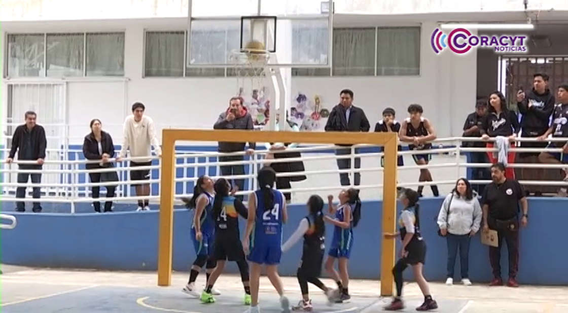 Promueven en Yauhquemecan el básquetbol 3X3 en el sector educativo
