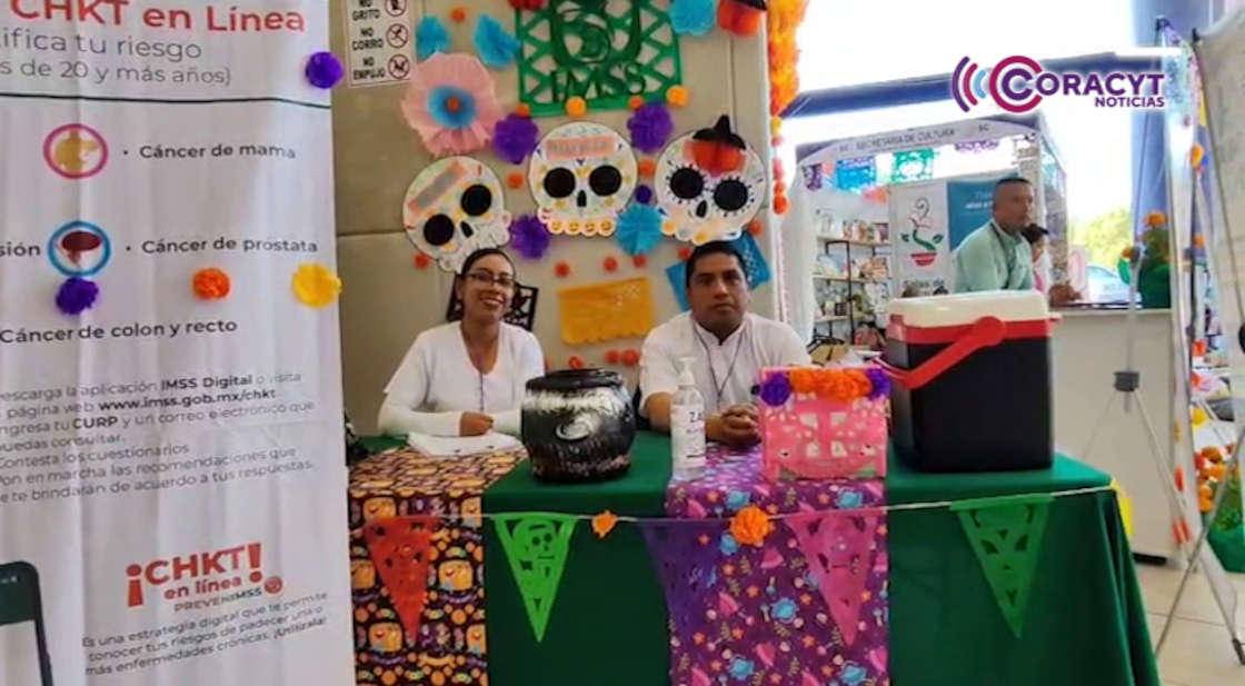 Aplican vacunas contra COVID-19, influenza y sarampión en “Tlaxcala, la Feria de Tlaxcala 2025”