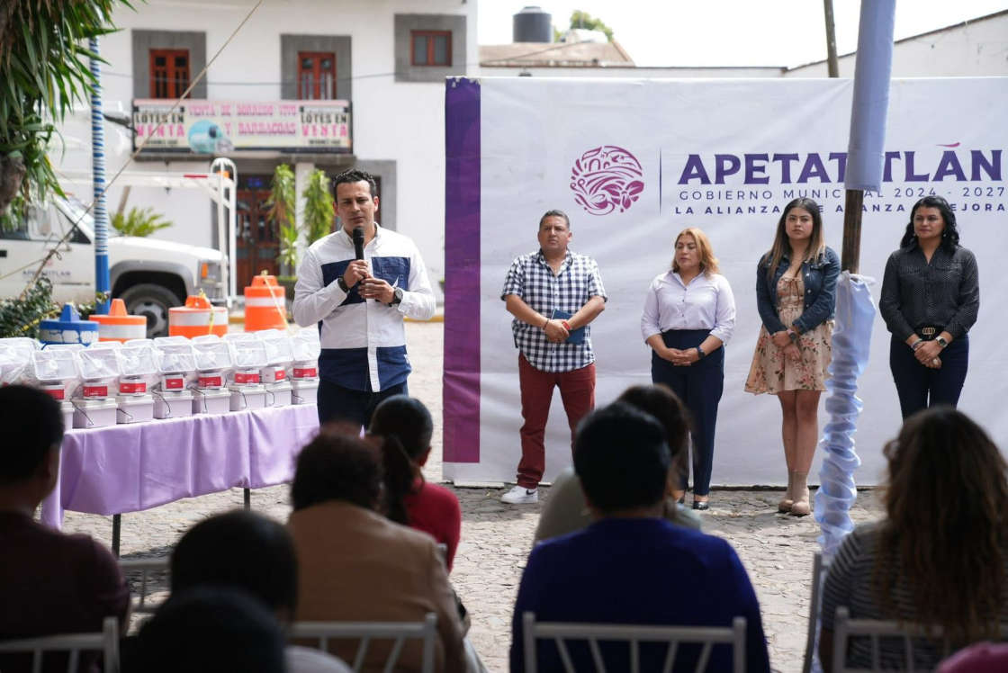 Entregó presidente Azaín Ávalos unidades comunitarias y alarmas vecinales para fortalecer la seguridad en Apetatitlán