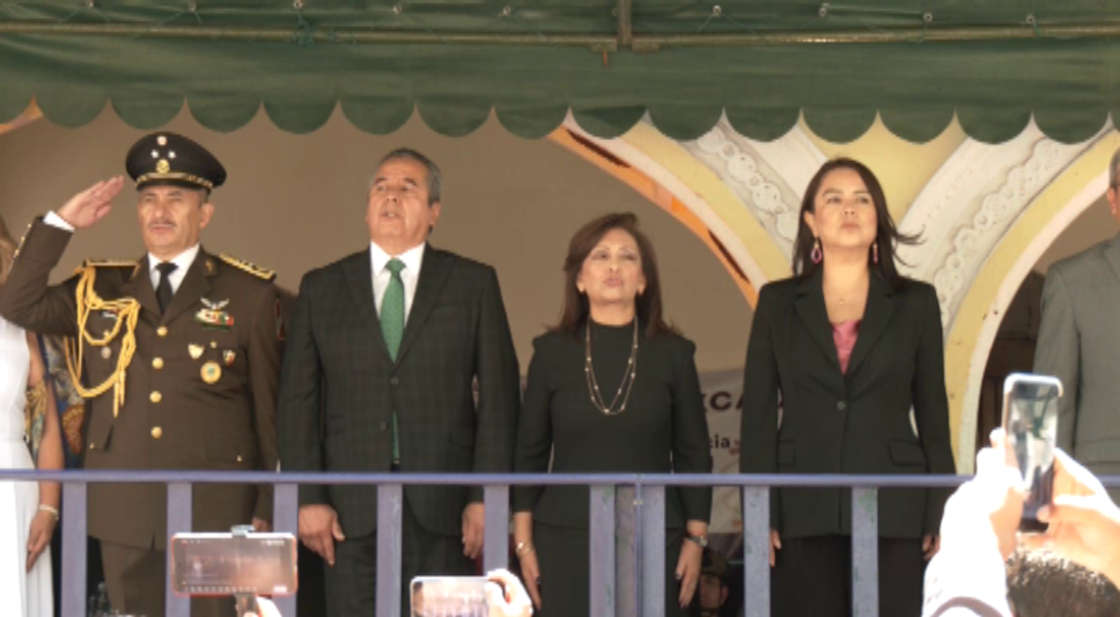 Presidió gobernadora Lorena Cuéllar desfile cívico-militar por la Independencia de México