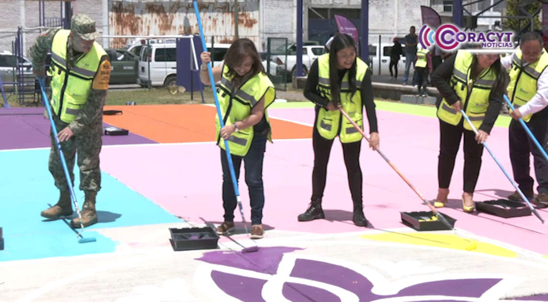 Rescata gobierno estatal espacios públicos para la juventud con “Mega Tequios”