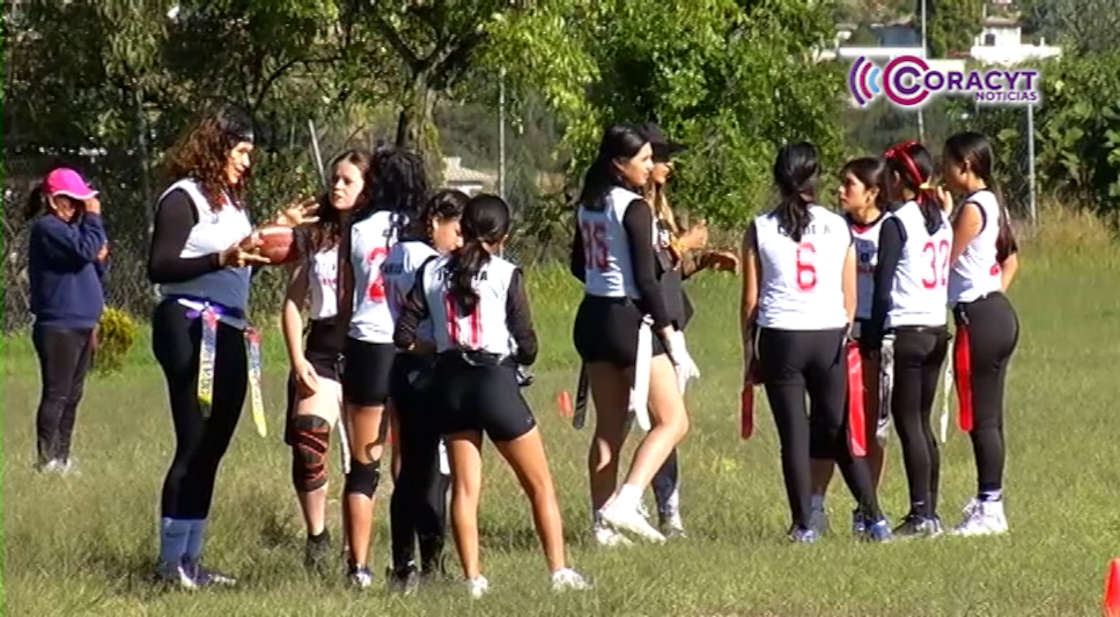 Fortalece “Toros Huamantla” su formación deportiva con clínica de flag football