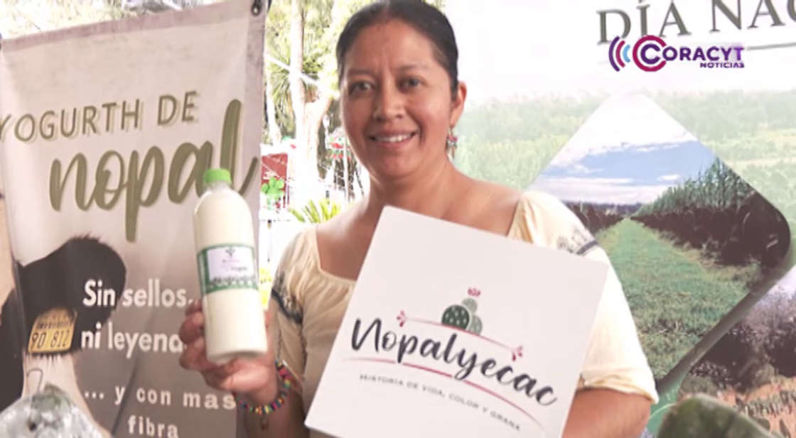 Innovan productoras tlaxcaltecas con yogurt de nopal