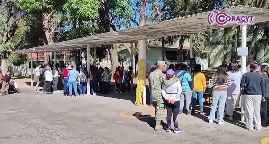Familias tlaxcaltecas visitaron la 23 Zona Militar de Panotla