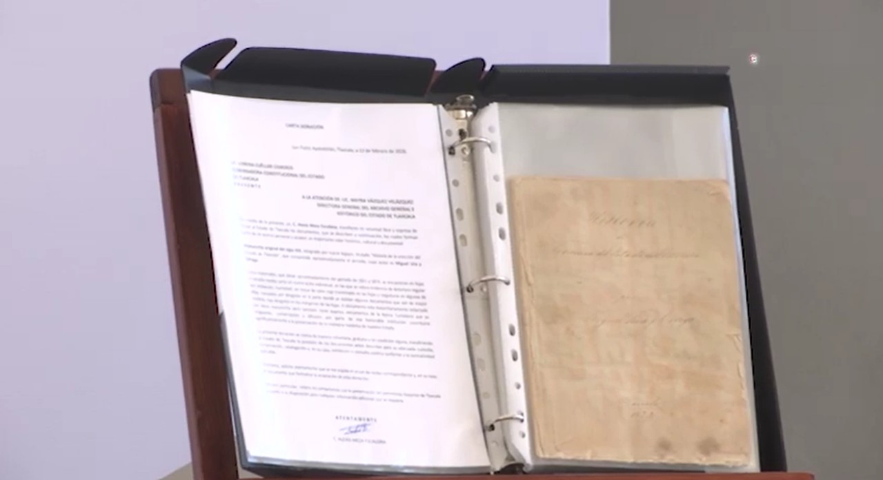 Manuscrito original del coronel Miguel Lira y Ortega es resguardado en el Aghet