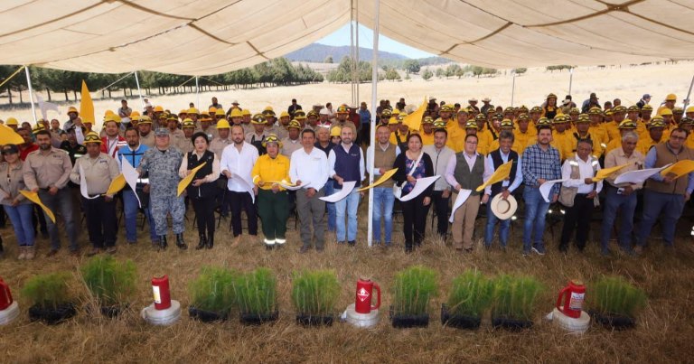 Tlaxcala inicia las actividades de prevención y combate ante la temporada de incendios forestales 2026